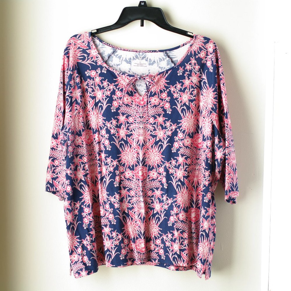 Beautiful Talbots 2X 3/4 Sleeve blouse